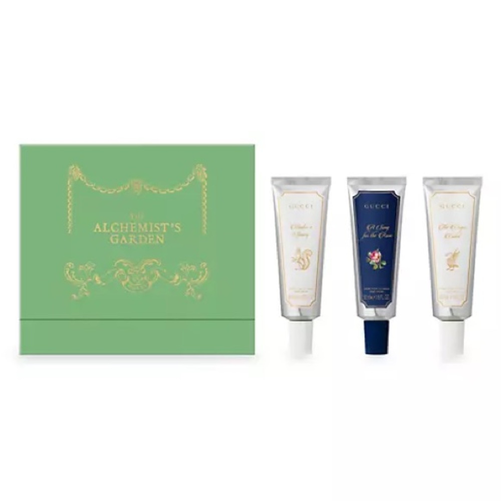 Gucci The Alchemist's Garden 3-Piece Hand Cream Set NEW IN BOX!